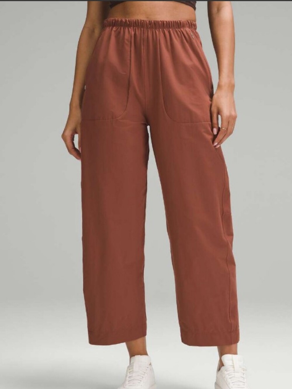 Lululemon Lightweight Mid-Rise Barrel-Leg Cropped Pant Ancient Copper EUC